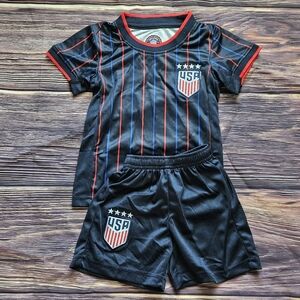 USA kid's soccer Jersey and shorts